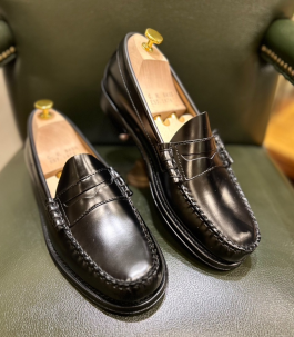 G.H.BASS LARSON BLACK RE STOCK‼