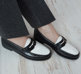 【注目!】G.H.BASSレディースもBLACK&WHITEあります。