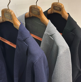 【「ちょうどいい」羽織】ミラノリブニットジャケット