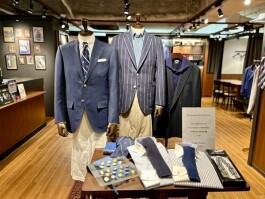 【春の紺ブレ!】スプリングジャケットで軽やかに