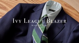 【紺ブレ!】ビジネスカジュアルの大定番!麻布テーラーの紺ブレザー♪