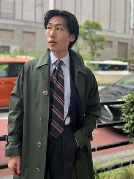 【トレンチコート】これが麻布流!!!